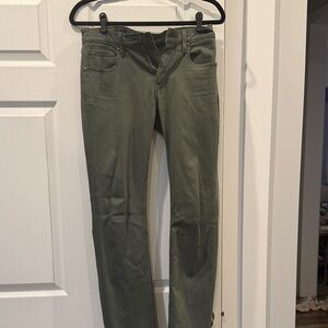 Vintage dark forest Paige federal Pants size 29. Barely worn.